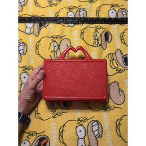 McDonalds Happy Meal Ronald Fry Guys Grimace Red School Pencil Case Box 1988